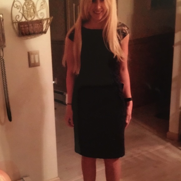J crew blue lace dress WORN ONCE - Picture 1 of 5
